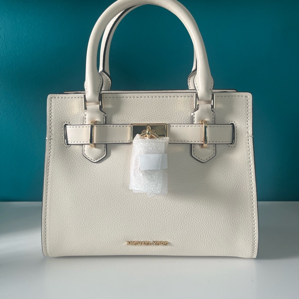 Michael Kors Cream Satchel Bag